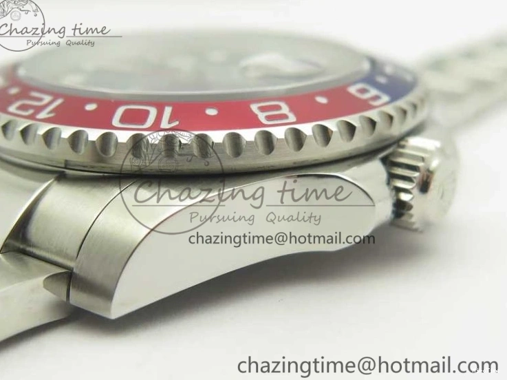 MiroTime 0519 GMT Master II 116719 BLRO GMF 904L Steel Edition Blue Dial on Bracelet A Sporty 3385